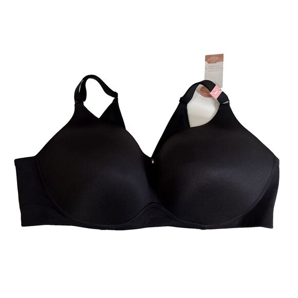 Cacique Lane Bryant 46 DD Lightly Lined No Wire Black Soft Cups NEW NWT - Picture 1 of 12